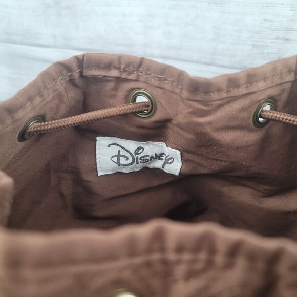 Disney Bambi Embroidered Drawstring Bucket Crossbody Bag Butterfly Flowers - Picture 3 of 3